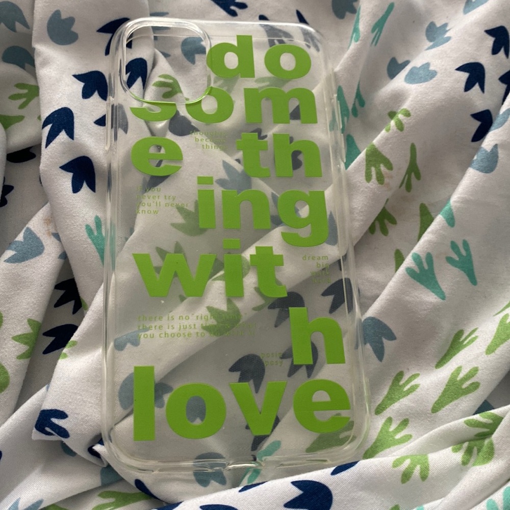 Do something with love iPhone 11/XR case